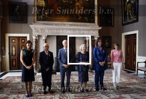 Amsterdam 9 juni 2022
Prinses Beatrix bij uitreiking van de zilveren Anjers in het paleis op de dam .