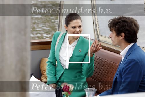 Amsterdam 7 juni 2022
Prinses Victoria van Zweden op bezoek in Amsterdam . Ze maakt een boot tocht over de grachten.