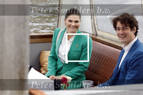 Amsterdam 7 juni 2022
Prinses Victoria van Zweden op bezoek in Amsterdam . Ze maakt een boot tocht over de grachten.