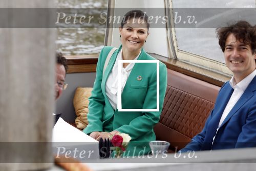Amsterdam 7 juni 2022
Prinses Victoria van Zweden op bezoek in Amsterdam . Ze maakt een boot tocht over de grachten.
