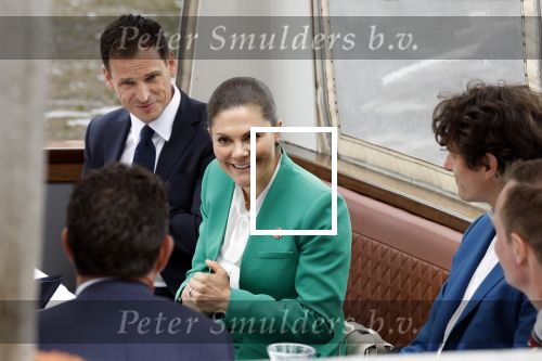 Amsterdam 7 juni 2022
Prinses Victoria van Zweden op bezoek in Amsterdam . Ze maakt een boot tocht over de grachten.