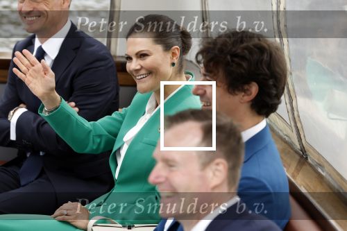 Amsterdam 7 juni 2022
Prinses Victoria van Zweden op bezoek in Amsterdam . Ze maakt een boot tocht over de grachten.