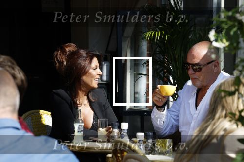 Amsterdam 14 mei 2022
Rachel Hazes en Big Willem v Boxtel op terras bij de joffers