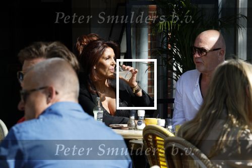 Amsterdam 14 mei 2022
Rachel Hazes en Big Willem v Boxtel op terras bij de joffers