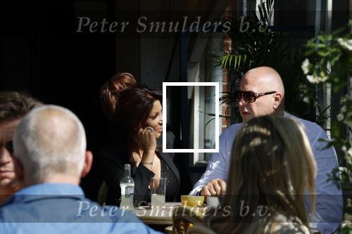 Amsterdam 14 mei 2022
Rachel Hazes en Big Willem v Boxtel op terras bij de joffers
