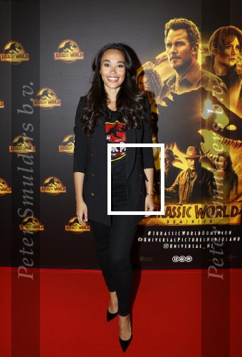 Amsterdam 2 juni 2022
Premiere Jurassic World in Pathe Arena .
Romy Monteiro en Buddy Vedder presenteerden het
