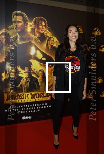 Amsterdam 2 juni 2022
Premiere Jurassic World in Pathe Arena .
Romy Monteiro en Buddy Vedder presenteerden het