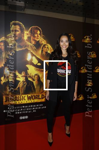 Amsterdam 2 juni 2022
Premiere Jurassic World in Pathe Arena .
Romy Monteiro en Buddy Vedder presenteerden het