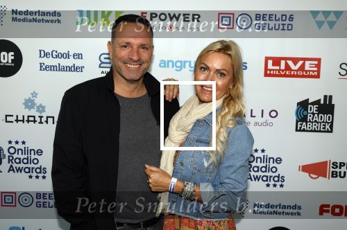 Hilversum 19 mei 2022
Radio prijzen voor de digitale radio stations bij beeld en geluid. Sophia de Boer met man