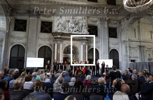 Amsterdam 9 juni 2022
Prinses Beatrix bij uitreiking van de zilveren Anjers in het paleis op de dam .