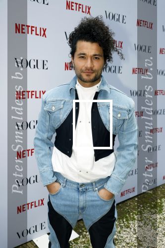 Amsterdam 18 mei 2023
Presentatie netflix serie  Queen CHarlotte met oa aanwezig India Amarteifio en Corey Mylchreest .
Serie is samenwerking met Vogue. Het feest is bij Huize Frankendaal. Alkan Coklu