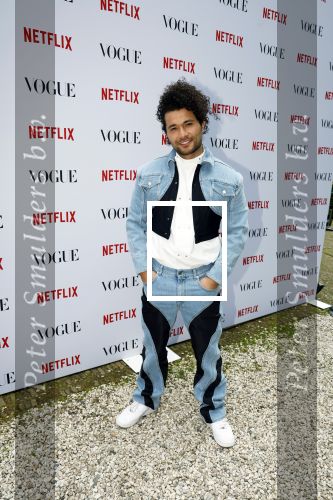 Amsterdam 18 mei 2023
Presentatie netflix serie  Queen CHarlotte met oa aanwezig India Amarteifio en Corey Mylchreest .
Serie is samenwerking met Vogue. Het feest is bij Huize Frankendaal. Alkan Coklu