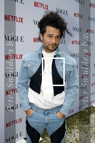 Amsterdam 18 mei 2023
Presentatie netflix serie  Queen CHarlotte met oa aanwezig India Amarteifio en Corey Mylchreest .
Serie is samenwerking met Vogue. Het feest is bij Huize Frankendaal. Alkan Coklu