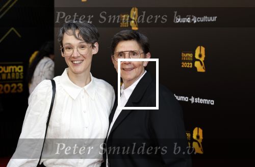 Amsterdam 22 mei 2023
Uitreiking Buma awards in Tuschinski Amsterdam.
Anne v Veen met partner Han Bosman