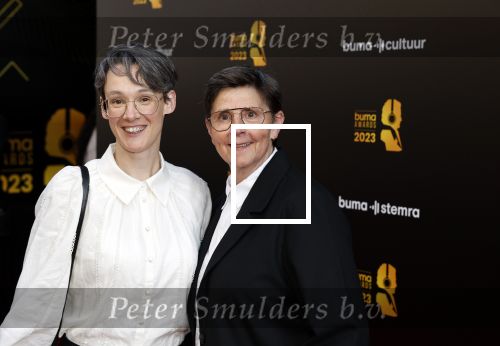 Amsterdam 22 mei 2023
Uitreiking Buma awards in Tuschinski Amsterdam.
Anne v Veen met partner Han Bosman
