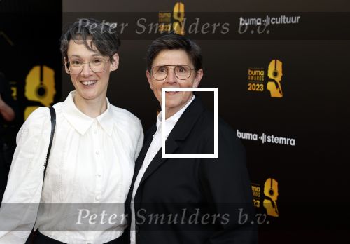 Amsterdam 22 mei 2023
Uitreiking Buma awards in Tuschinski Amsterdam.
Anne v Veen met partner Han Bosman
