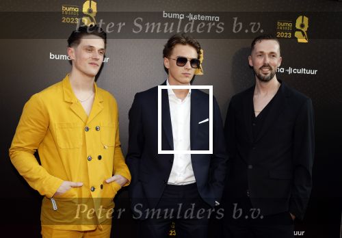 Amsterdam 22 mei 2023
Uitreiking Buma awards in Tuschinski Amsterdam.
 Antoon Remmert Verkerk, Twan van Steenhoven alias Big2