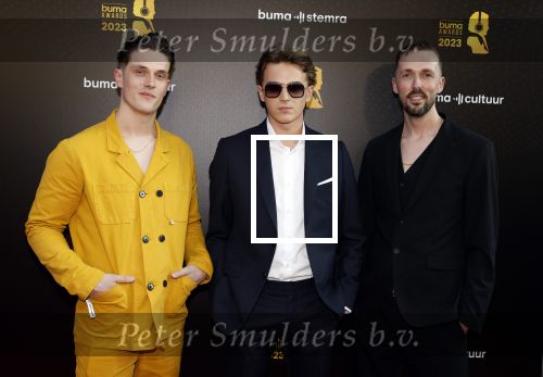 Amsterdam 22 mei 2023
Uitreiking Buma awards in Tuschinski Amsterdam.
 Antoon Remmert Verkerk, Twan van Steenhoven alias Big2