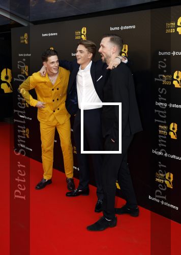 Amsterdam 22 mei 2023
Uitreiking Buma awards in Tuschinski Amsterdam.
 Antoon Remmert Verkerk, Twan van Steenhoven alias Big2