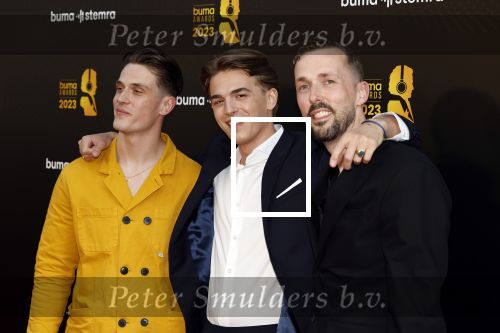 Amsterdam 22 mei 2023
Uitreiking Buma awards in Tuschinski Amsterdam.
 Antoon Remmert Verkerk, Twan van Steenhoven alias Big2