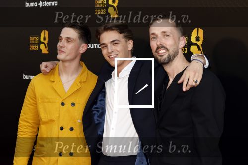 Amsterdam 22 mei 2023
Uitreiking Buma awards in Tuschinski Amsterdam.
 Antoon Remmert Verkerk, Twan van Steenhoven alias Big2