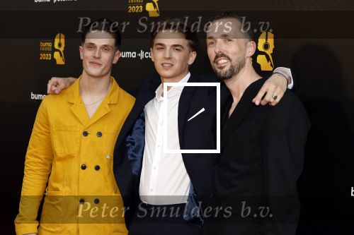 Amsterdam 22 mei 2023
Uitreiking Buma awards in Tuschinski Amsterdam.
 Antoon Remmert Verkerk, Twan van Steenhoven alias Big2