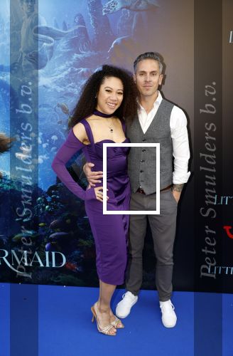 Amsterdam 23 mei 2023
Premiere Little Mermaid in Tuschinski.
Gaia Aikman met partner