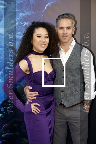 Amsterdam 23 mei 2023
Premiere Little Mermaid in Tuschinski.
Gaia Aikman met partner