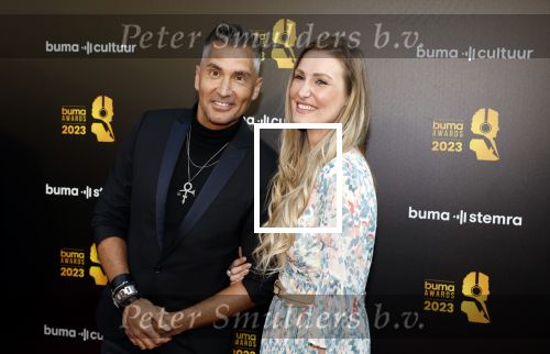 Amsterdam 22 mei 2023
Uitreiking Buma awards in Tuschinski Amsterdam.
Guido Weijers met partner