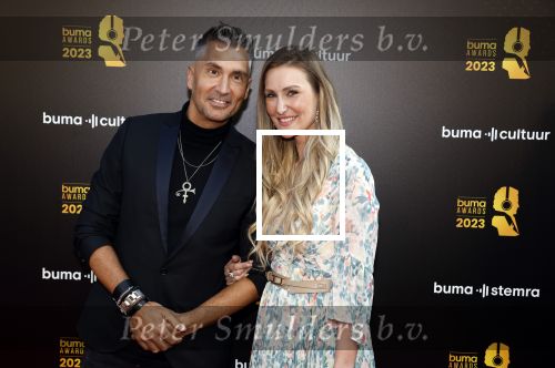 Amsterdam 22 mei 2023
Uitreiking Buma awards in Tuschinski Amsterdam.
Guido Weijers met partner