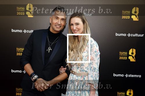 Amsterdam 22 mei 2023
Uitreiking Buma awards in Tuschinski Amsterdam.
Guido Weijers met partner