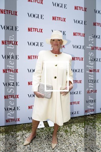 Amsterdam 18 mei 2023
Presentatie netflix serie  Queen CHarlotte met oa aanwezig India Amarteifio en Corey Mylchreest .
Serie is samenwerking met Vogue. Het feest is bij Huize Frankendaal. Karin Swerink