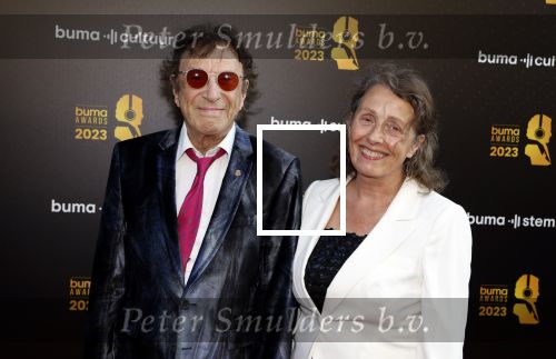 Amsterdam 22 mei 2023
Uitreiking Buma awards in Tuschinski Amsterdam.
Laurens v Rooyen kwam met zijn manager ina brouwer