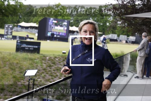 Cromvoirt 25 mei 2023
Mariska v Kolck werkt in de beveiliging bij de KLM Open .