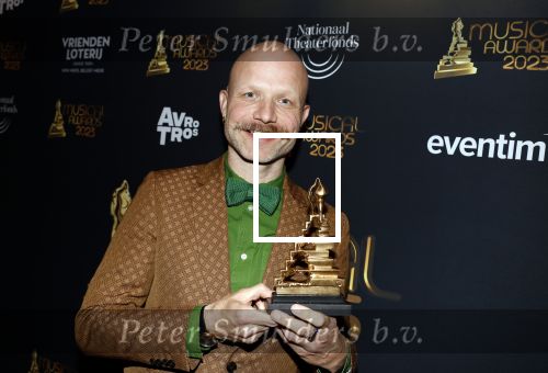 Scheveningen 15 mei 2023
Musicalawards in het AFAS Circustheater.
Mattijs v Bergen  winnaar  Musical Awards 2023 Kostuums