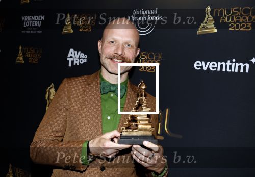 Scheveningen 15 mei 2023
Musicalawards in het AFAS Circustheater.
Mattijs v Bergen  winnaar  Musical Awards 2023 Kostuums