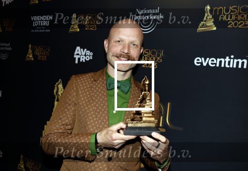 Scheveningen 15 mei 2023
Musicalawards in het AFAS Circustheater.
Mattijs v Bergen  winnaar  Musical Awards 2023 Kostuums