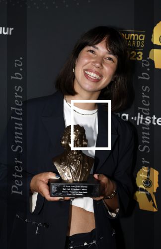 Amsterdam 22 mei 2023
Uitreiking Buma awards in Tuschinski Amsterdam.
Meau Hewitt met haar partner Jesper de Jonge