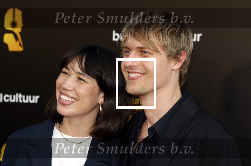 Amsterdam 22 mei 2023
Uitreiking Buma awards in Tuschinski Amsterdam.
Meau Hewitt met haar partner Jesper de Jonge