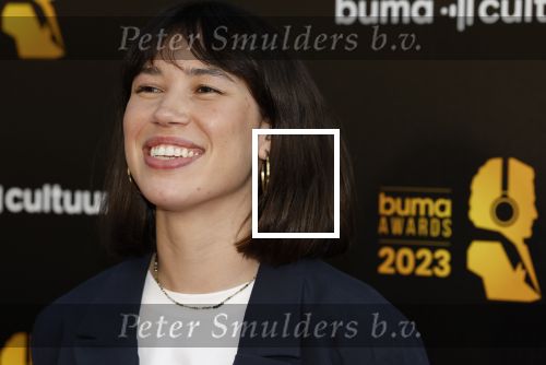 Amsterdam 22 mei 2023
Uitreiking Buma awards in Tuschinski Amsterdam.
Meau Hewitt met haar partner Jesper de Jonge
