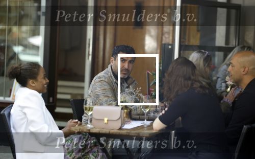 Amsterdam 27 mei 2023
Mimoun Ouled Radi op terras in Amsterdam zuid