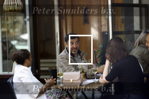 Amsterdam 27 mei 2023
Mimoun Ouled Radi op terras in Amsterdam zuid