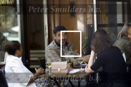 Amsterdam 27 mei 2023
Mimoun Ouled Radi op terras in Amsterdam zuid