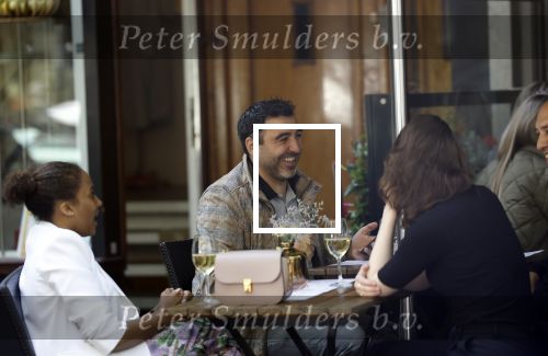 Amsterdam 27 mei 2023
Mimoun Ouled Radi op terras in Amsterdam zuid