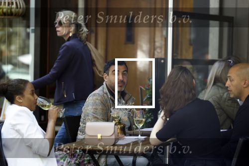 Amsterdam 27 mei 2023
Mimoun Ouled Radi op terras in Amsterdam zuid