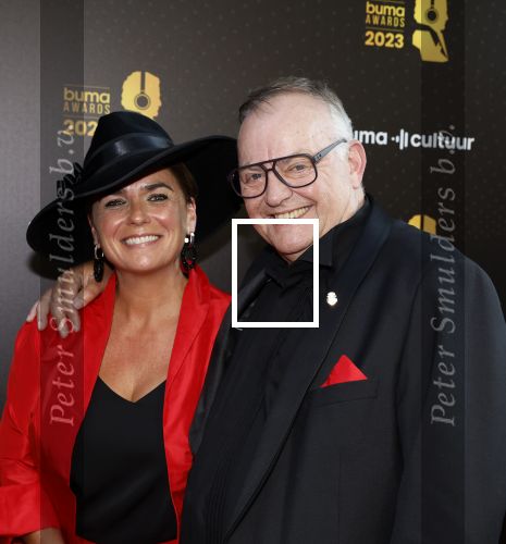Amsterdam 22 mei 2023
Uitreiking Buma awards in Tuschinski Amsterdam.
Riny Schreijenberg met partner