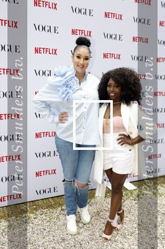Amsterdam 18 mei 2023
Presentatie netflix serie  Queen CHarlotte met oa aanwezig India Amarteifio en Corey Mylchreest .
Serie is samenwerking met Vogue. Het feest is bij Huize Frankendaal.
Soundos
