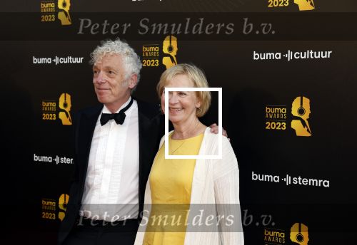 Amsterdam 22 mei 2023
Uitreiking Buma awards in Tuschinski Amsterdam.
Erik de Jong (Spinvis) met partner