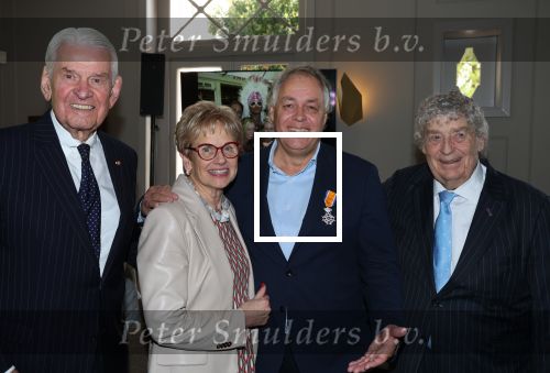Breda, 26 Oktober 2024
Koninklijke onderscheiding voor Aad Ouborg
Aad Ouborg Els Blokker Tonny Eyk en Jaap Rost  Onnes