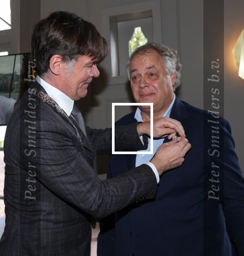 Breda, 26 Oktober 2024
Koninklijke onderscheiding voor Aad Ouborg
Aad Ouborg en burgemeester van Breda Paul Depla